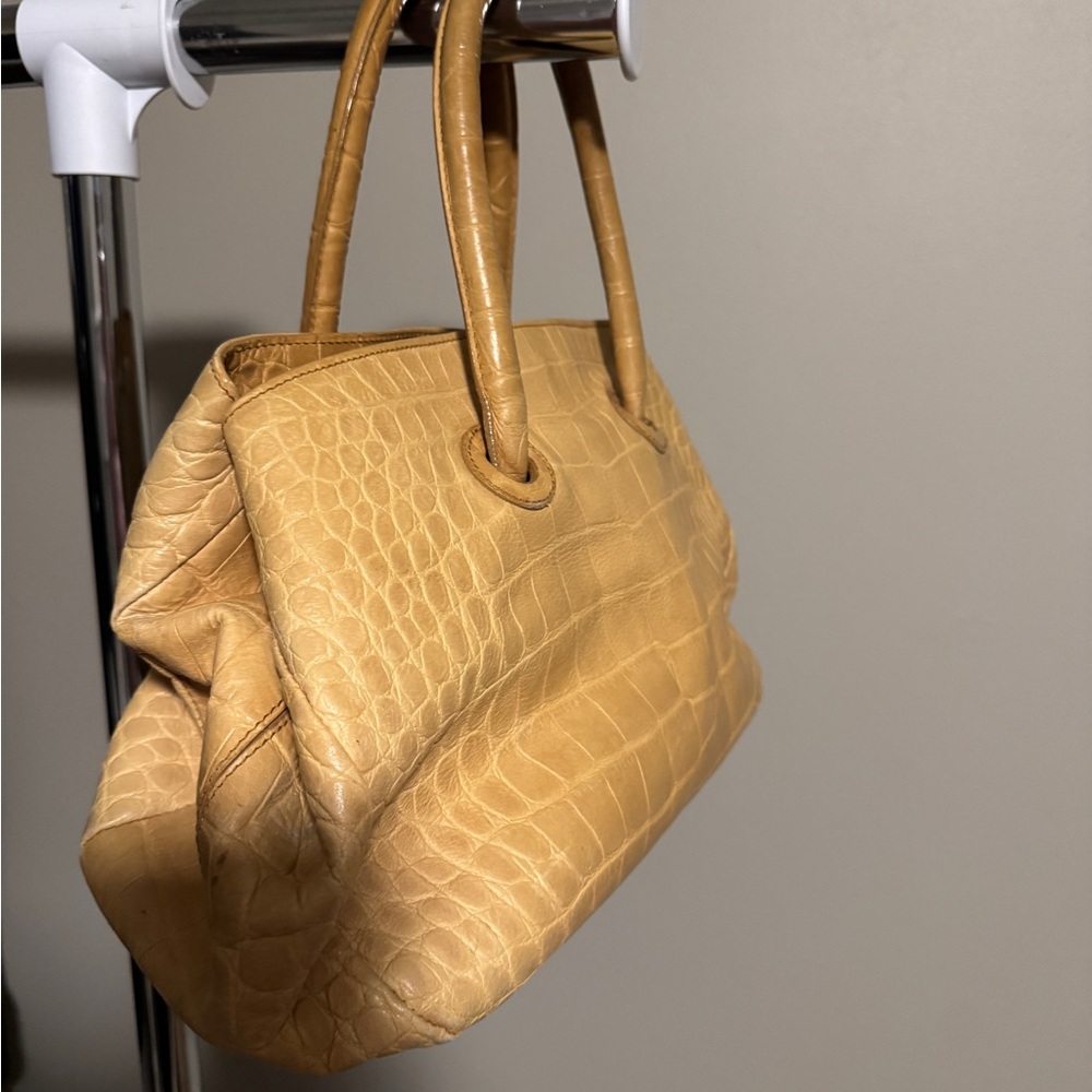 Furla Leather Croc Embossed Purse - Picture 2 of 7